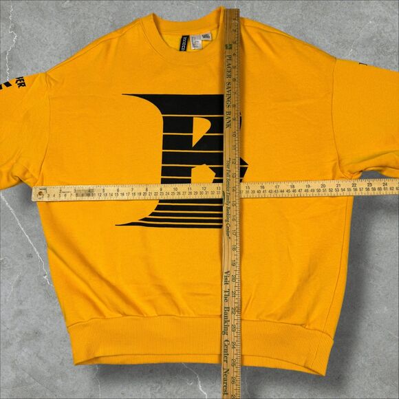 2017 Yellow Justin Bieber Stadium Tour Concert Crewneck Sweatshirt - Small - Picture 7 of 8